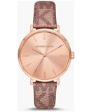 Michael Kors Addyson Quartz Rose Gold Dial Pink Leather Strap Watch for Women - MK2953 Buy Now By Michael Kors