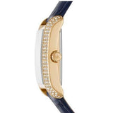 Michael Kors Emery Quartz Diamond Silver Dial Blue Leather Strap Watch For Women - MK2982 Buy Now By Michael Kors