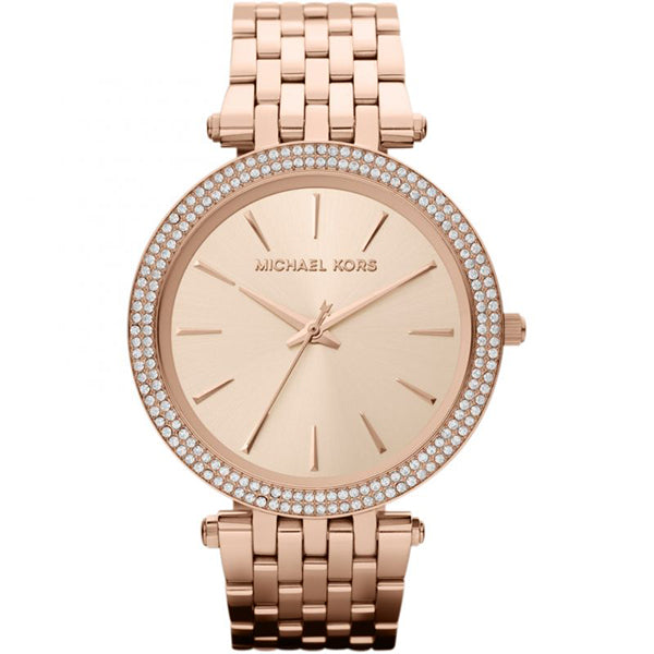 Michael Kors Darci Rose Gold Dial Rose Gold Stainless Steel Strap Watch for Women - MK3366 Buy Now By Michael Kors