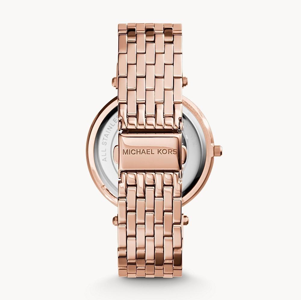 Michael Kors Darci Rose Gold Dial with Diamonds Rose Gold Stainless Steel Strap Watch for Women - MK3192 Buy Now By Michael Kors