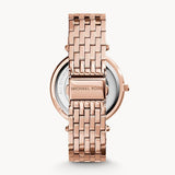 Michael Kors Darci Rose Gold Dial with Diamonds Rose Gold Stainless Steel Strap Watch for Women - MK3192 Buy Now By Michael Kors