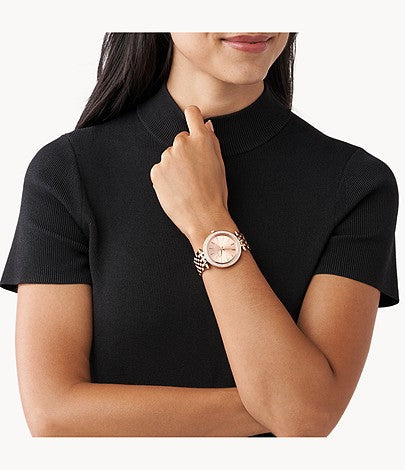 Michael Kors Darci Rose Gold Dial with Diamonds Rose Gold Stainless Steel Strap Watch for Women - MK3192 Buy Now By Michael Kors