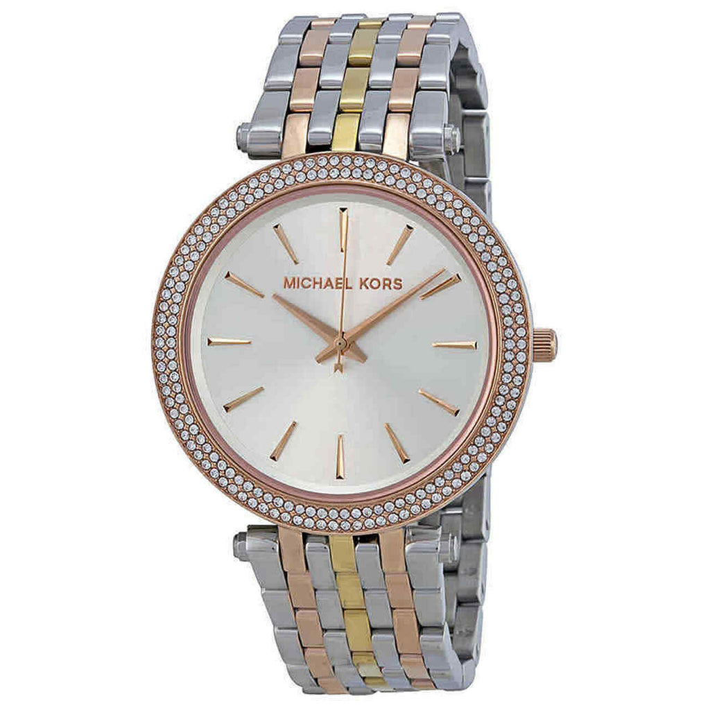 Michael Kors Darci Silver Dial Two Tone Stainless Steel Strap Watch for Women - MK3203 Buy Now By Michael Kors