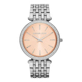 Michael Kors Darci Orange Dial Silver Stainless Steel Strap Watch for Women - MK3218 Buy Now By Michael Kors