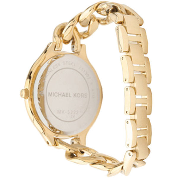 Michael Kors Runway Gold Dial Gold Steel Strap Watch for Women - MK3222 Buy Now By Michael Kors