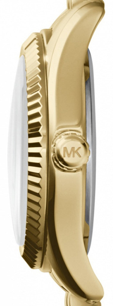 Michael Kors Lexington Quartz Pink Dial Gold Steel Strap Watch For Women - MK3270 Buy Now By Michael Kors