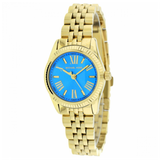 Michael Kors Lexington Quartz Blue Dial Gold Steel Strap Watch For Women - MK3271 Buy Now By Michael Kors