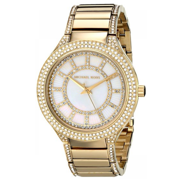 Michael Kors Kerry Mother of Pearl Dial Gold Steel Strap Watch for Women - MK3312 Buy Now By Michael Kors