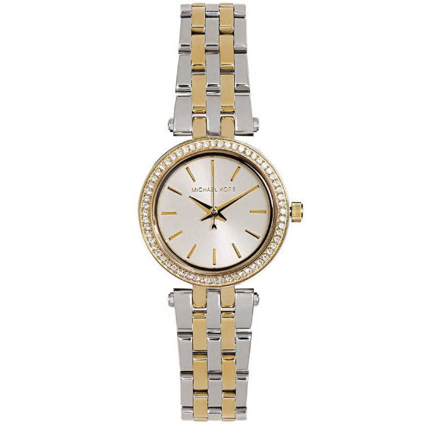 Michael Kors Darci White Dial Two Tone Steel Strap Watch for Women - MK3323 Buy Now By Michael Kors