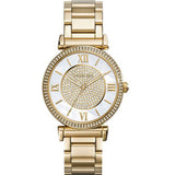 Michael Kors Catlin Mother of Pearl Dial Gold Steel Strap Watch for Women - MK3332 Buy Now By Michael Kors