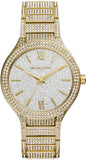 Michael Kors Kerry Crystals Gold Dial Gold Steel Strap Watch For Women - MK3360 Buy Now By Michael Kors