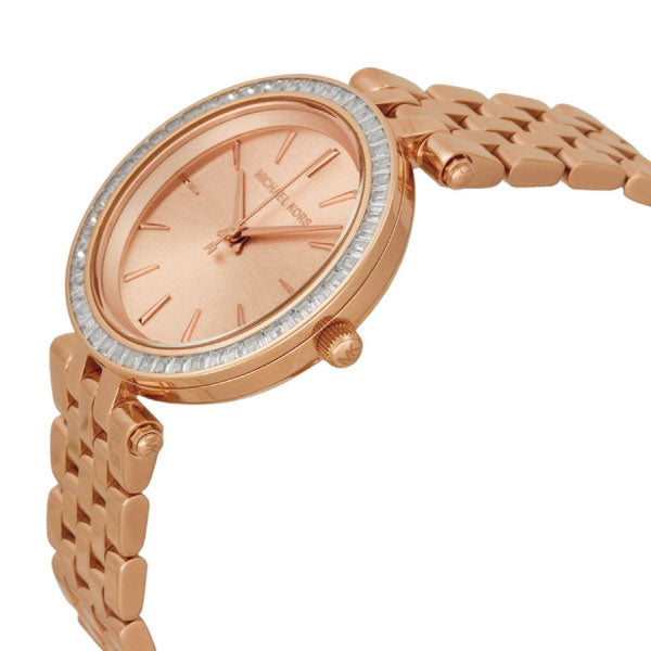 Michael Kors Darci Rose Gold Dial Rose Gold Stainless Steel Strap Watch for Women - MK3366 Buy Now By Michael Kors