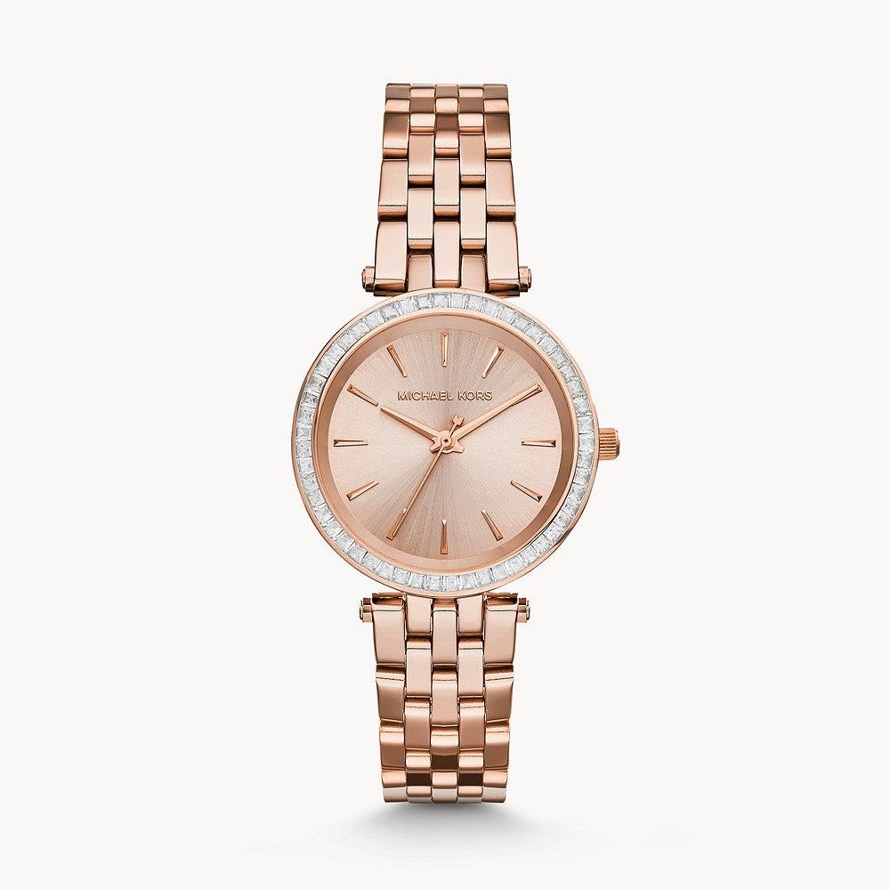 Michael Kors Darci Rose Gold Dial Rose Gold Stainless Steel Strap Watch for Women - MK3366 Buy Now By Michael Kors