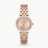 Michael Kors Darci Rose Gold Dial Rose Gold Stainless Steel Strap Watch for Women - MK3366 Buy Now By Michael Kors