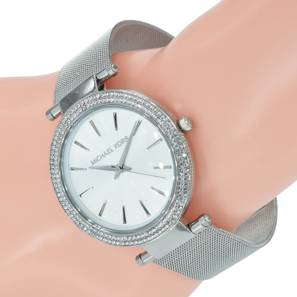 Michael Kors Darci Silver Dial Silver Mesh Bracelet Watch for Women - MK3367 Buy Now By Michael Kors