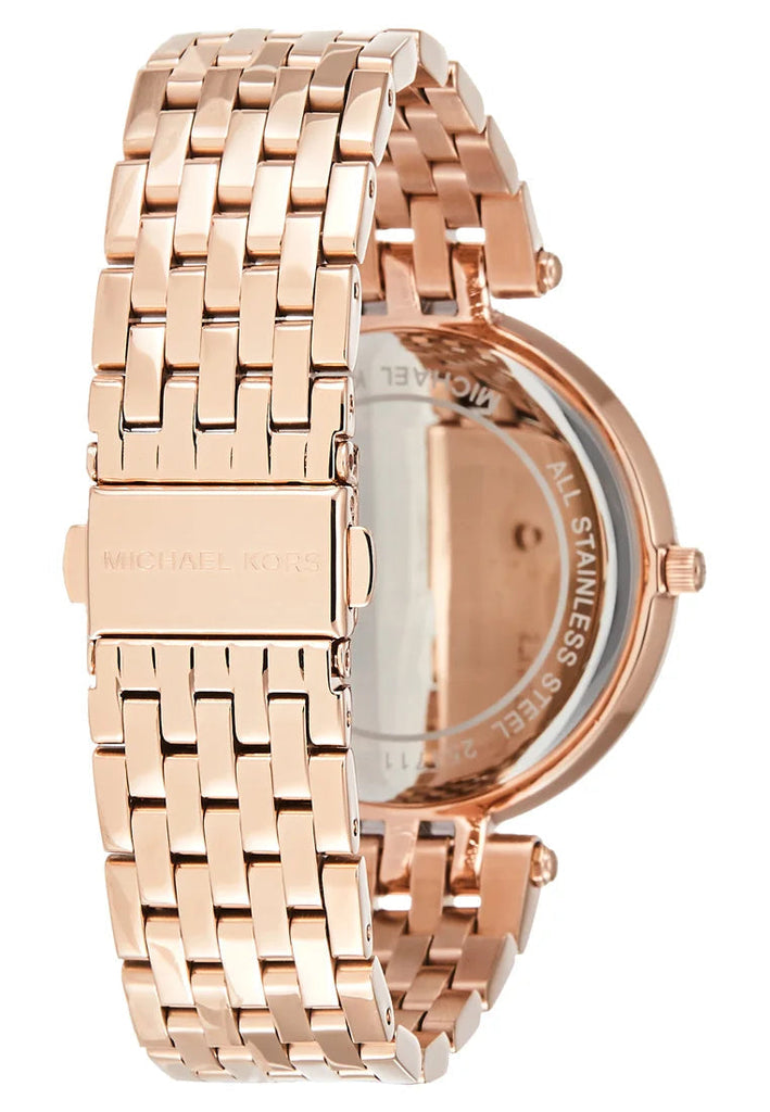 Michael Kors Darci Rose Gold Dial Rose Gold Steel Strap Watch for Women - MK3431 Buy Now By Michael Kors