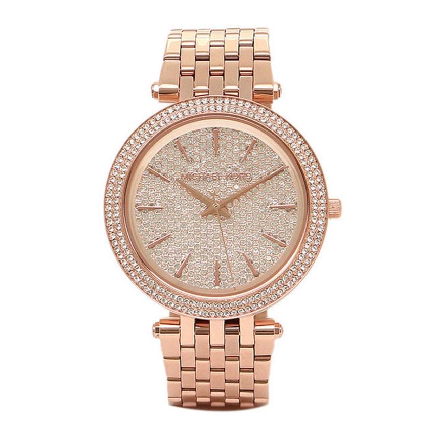 Michael Kors Darci Rose Gold Dial Rose Gold Steel Strap Watch for Women - MK3439 Buy Now By Michael Kors