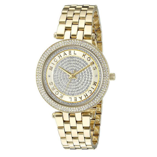 Michael Kors Darci Gold Dial Gold Steel Strap Watch for Women - MK3445 Buy Now By Michael Kors