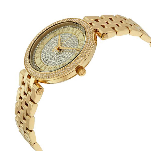 Michael Kors Darci Gold Dial Gold Steel Strap Watch for Women - MK3445 Buy Now By Michael Kors