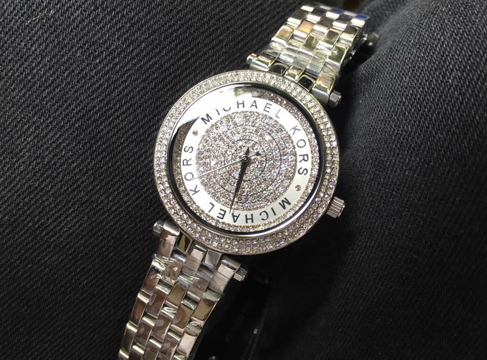 Michael Kors Darci Silver Dial Silver Steel Strap Watch for Women - MK3476 Buy Now By Michael Kors