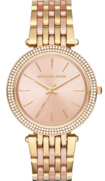 Michael Kors Darci Rose Gold Dial Rose Gold Steel Strap Watch for Women - MK3507 Buy Now By Michael Kors