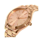 Michael Kors Slim Runway Pink Dial Two Tone Steel Strap Watch for Women - MK3493 Buy Now By Michael Kors
