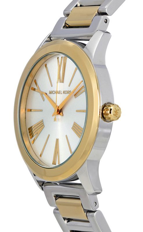Michael Kors Hartman Quartz White Dial Two Tone Steel Strap Watch For Women - MK3521 Buy Now By Michael Kors
