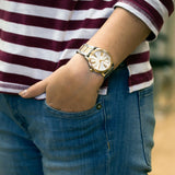 Michael Kors Hartman Quartz White Dial Two Tone Steel Strap Watch For Women - MK3521 Buy Now By Michael Kors