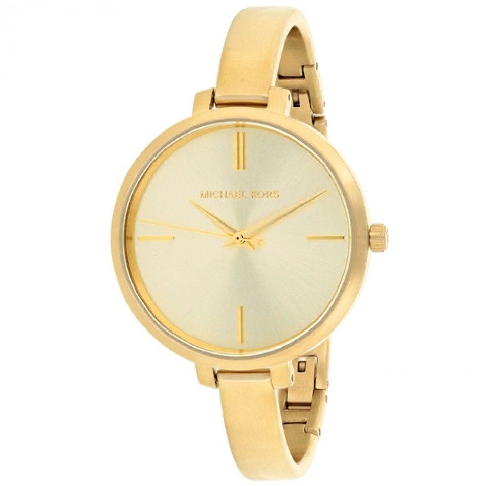 Michael Kors Jaryn Analog Quartz Gold Dial Gold Steel Strap Watch For Women - MK3546 Buy Now By Michael Kors