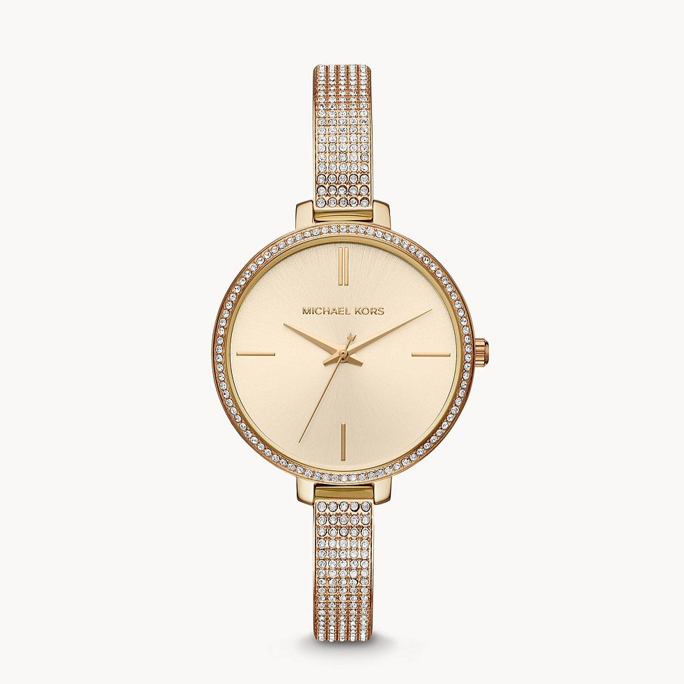 Michael Kors Jaryn Quartz Gold Dial Gold Steel Strap Watch For Women - MK3784 Buy Now By Michael Kors