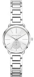 Michael Kors Portia Quartz Silver Dial Silver Steel Strap Watch For Women - MK3837 Buy Now By Michael Kors