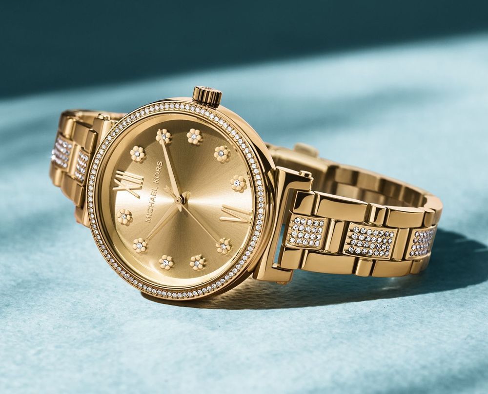 Michael Kors Sofie Quartz Gold Dial Gold Steel Strap Watch For Women - MK3881 Buy Now By Michael Kors