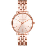 Michael Kors Pyper Three-Hand Rose Gold Dial Rose Gold Steel Strap Watch For Women - MK3897 Buy Now By Michael Kors