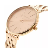 Michael Kors Pyper Three-Hand Rose Gold Dial Rose Gold Steel Strap Watch For Women - MK3897 Buy Now By Michael Kors