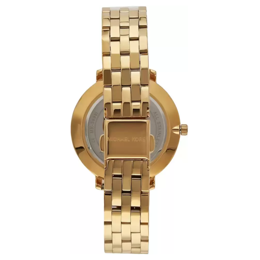 Michael Kors Pyper Quartz Gold Dial Gold Steel Strap Watch For Women - MK3898 Buy Now By Michael Kors
