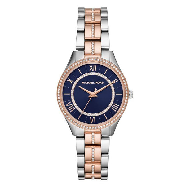 Michael Kors Lauryn Quartz Blue Dial Two Tone Steel Strap Watch For Women - MK3929 Buy Now By Michael Kors