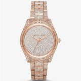 Michael Kors Lauryn Crystals Rose Gold Dial Rose Gold Steel Strap Watch For Women - MK3931 Buy Now By Michael Kors