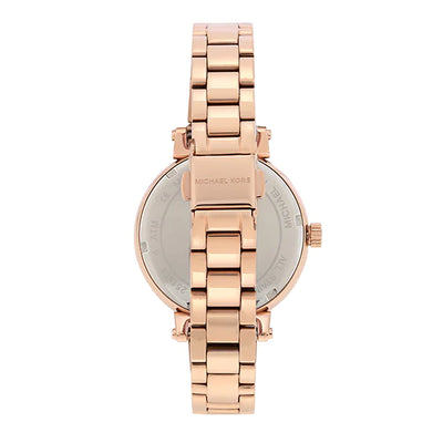 Michael Kors Sofie Analog Quartz Blue Dial Rose Gold Steel Strap Watch For Women - MK3971 Buy Now By Michael Kors