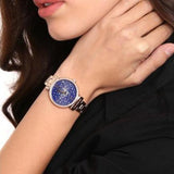 Michael Kors Sofie Analog Quartz Blue Dial Rose Gold Steel Strap Watch For Women - MK3971 Buy Now By Michael Kors