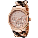 Michael Kors Runway Rose Gold Dial Two Tone Steel Strap Watch for Women - MK4269 Buy Now By Michael Kors