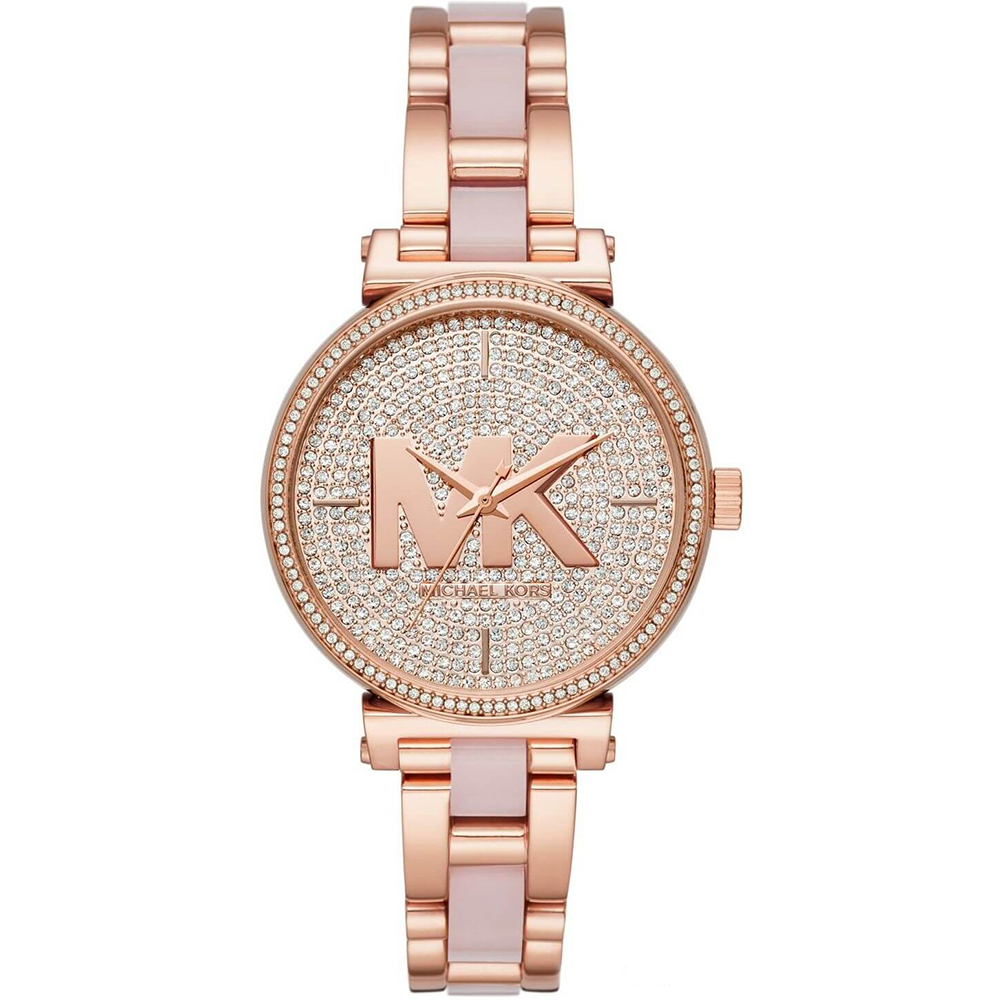 Michael Kors Sofie Quartz Crystals Crystals Rose Gold Dial Rose Gold Steel Strap Watch For Women - MK4336 Buy Now By Michael Kors