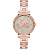 Michael Kors Sofie Quartz Crystals Crystals Rose Gold Dial Rose Gold Steel Strap Watch For Women - MK4336 Buy Now By Michael Kors