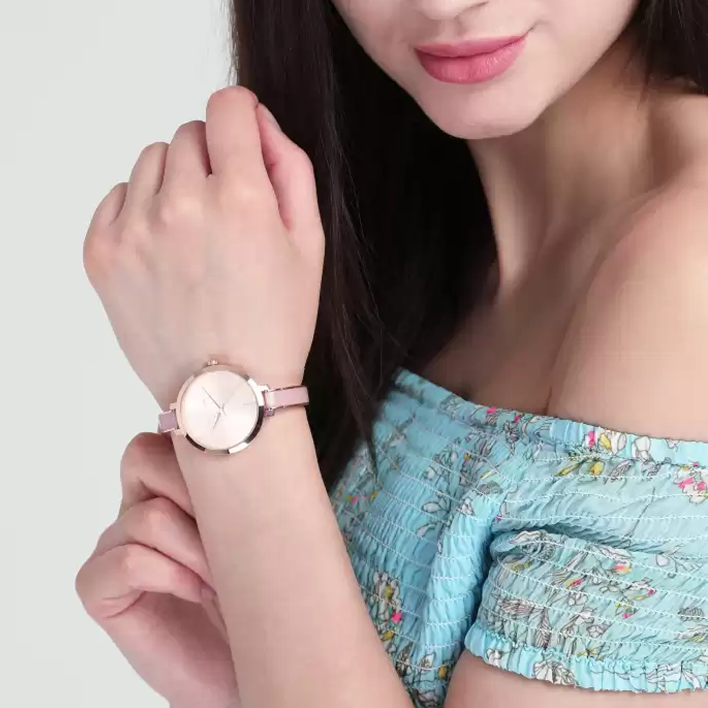 Michael Kors Jaryn Analog Gold Dial Pink Steel Strap Watch For Women - MK4343 Buy Now By Michael Kors