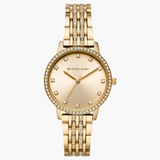 Michael Kors Melissa Quartz Gold Dial Gold Steel Strap Watch for Women - MK4368 Buy Now By Michael Kors