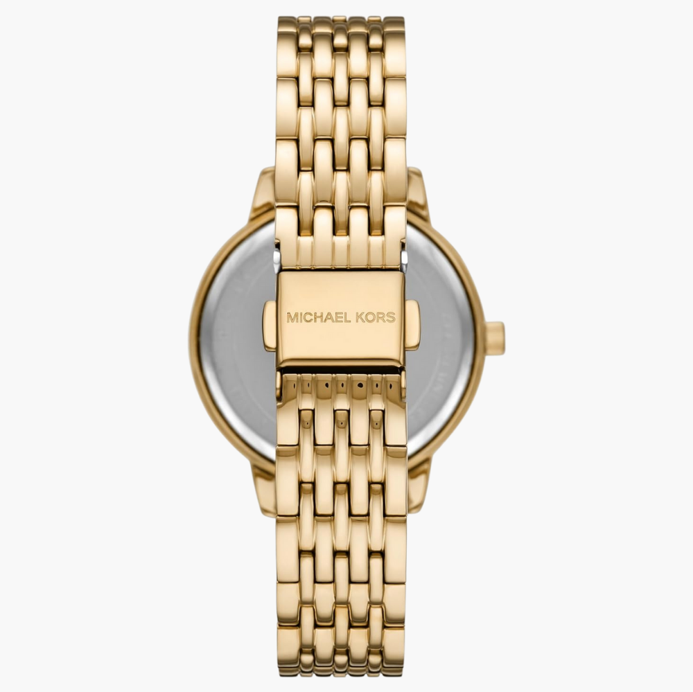 Michael Kors Melissa Quartz Gold Dial Gold Steel Strap Watch for Women - MK4368 Buy Now By Michael Kors