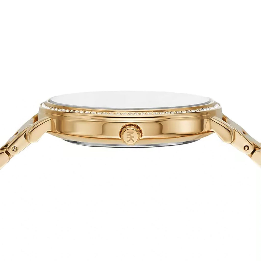 Michael Kors Melissa Pave Gold Dial Gold Steel Strap Watch for Women - MK4371 Buy Now By Michael Kors