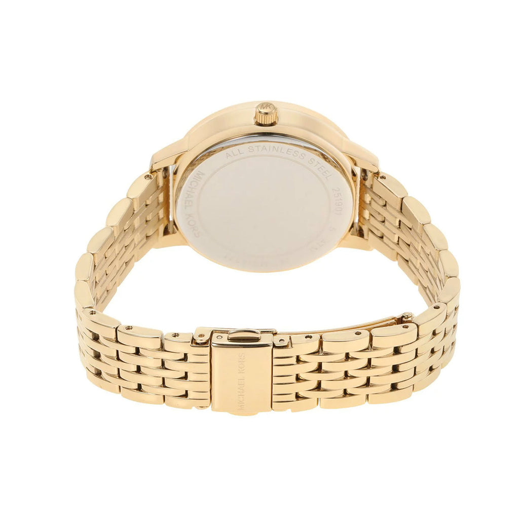 Michael Kors Melissa Pave Gold Dial Gold Steel Strap Watch for Women - MK4371 Buy Now By Michael Kors