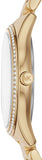 Michael Kors Lauryn Quartz Mother of Pearl Gold Dial Gold Steel Strap Watch For Women - MK4490 Buy Now By Michael Kors