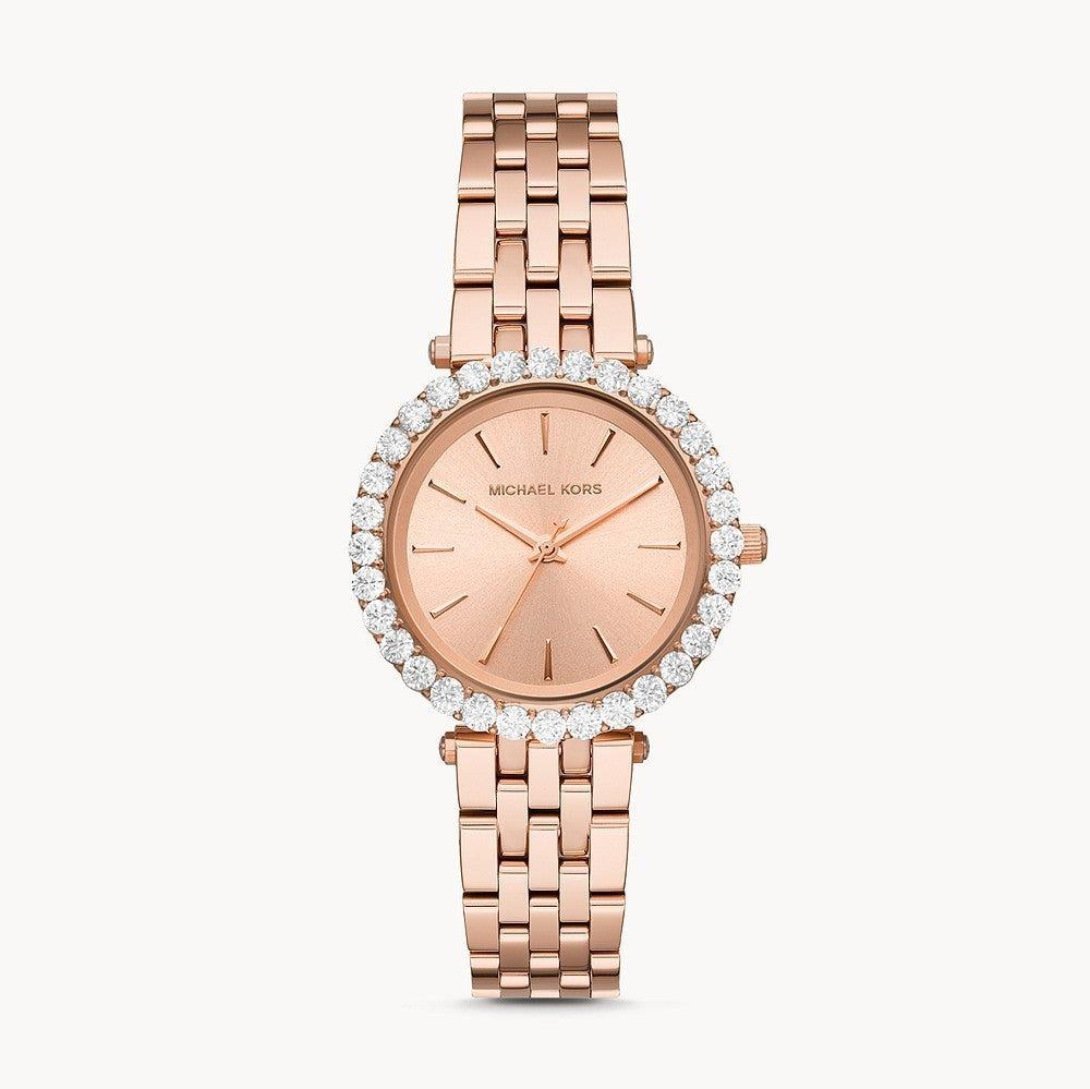 Michael Kors Darci Quartz Rose Gold Dial Rose Gold Steel Strap Watch For Women - MK4514 Buy Now By Michael Kors