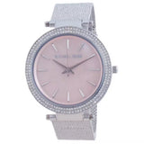 Michael Kors Darci Analog Pink Dial Silver Mesh Bracelet Watch For Women - MK4518 Buy Now By Michael Kors